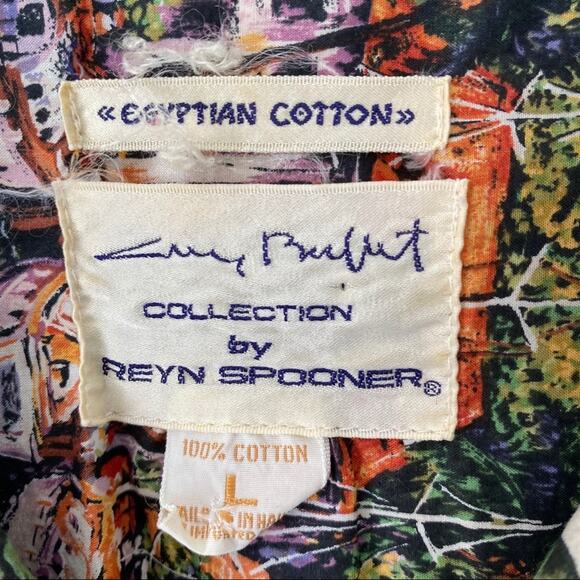 Reyn Spooner Collection Guy Buffet Hawaiian Shirt - Picture 2 of 6